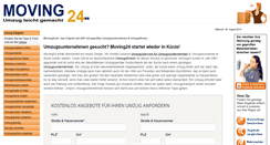 Desktop Screenshot of moving24.de